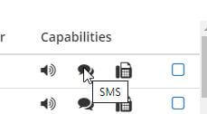 SMS capabilities with call tracking